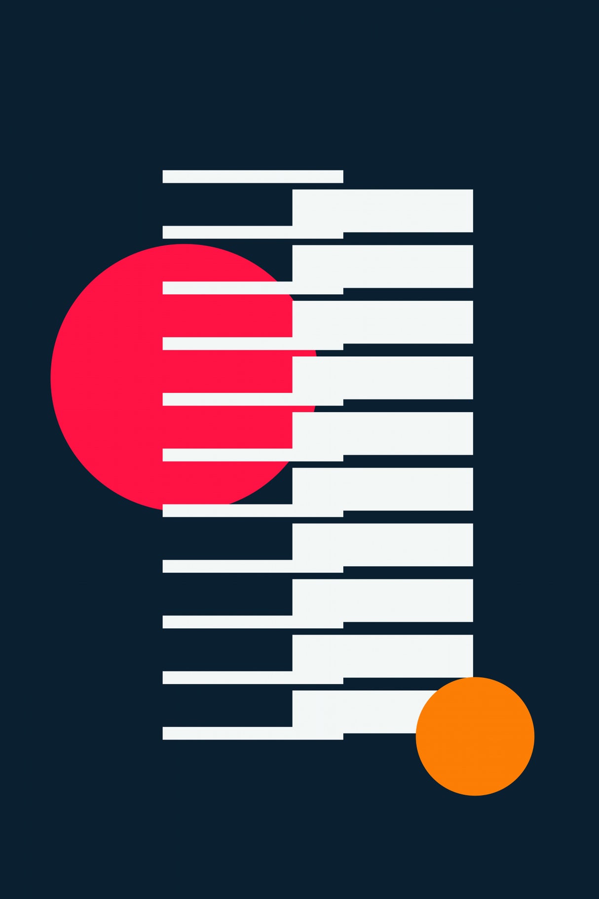 Bright Geometric #1 Poster och Canvastavla