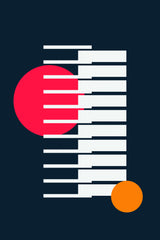 Bright Geometric #1 Poster och Canvastavla