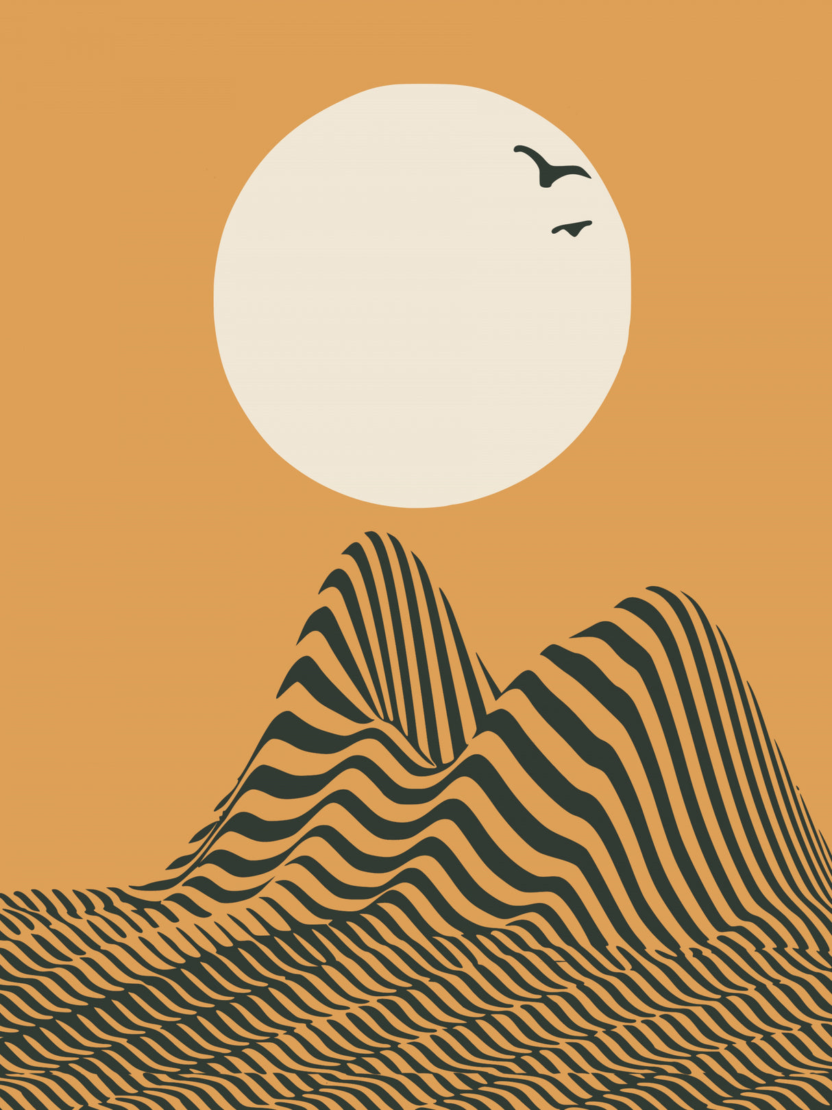 Desert Flight Poster och Canvastavla
