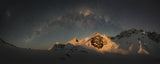 Moonlight over Barron Saddle Poster och Canvastavla