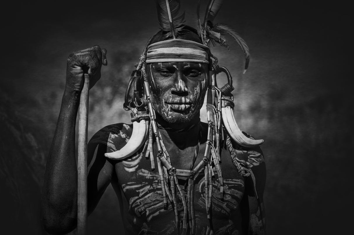 Warrior from Ethiopia Poster och Canvastavla