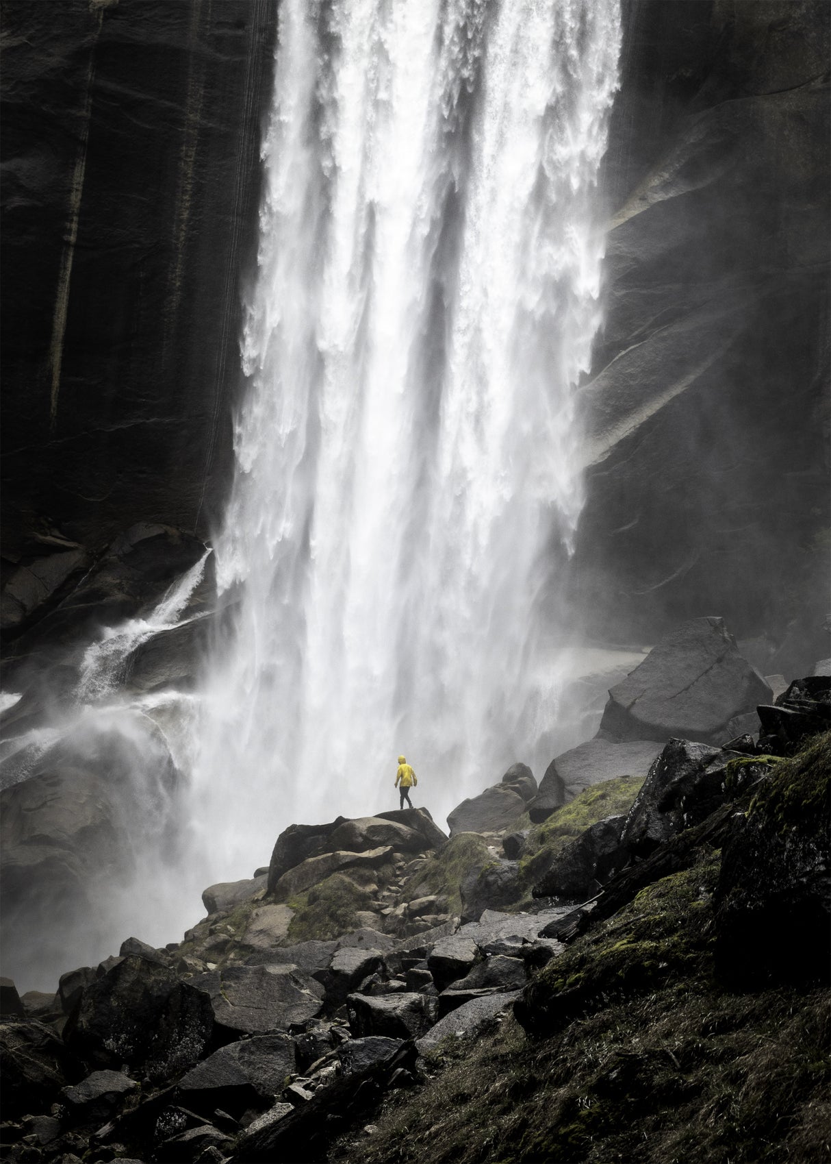 Yosemite Waterfalls Poster och Canvastavla