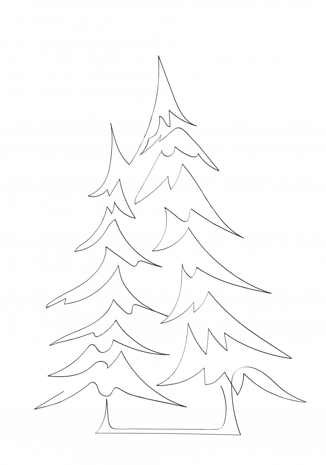 Pine Trees Poster och Canvastavla