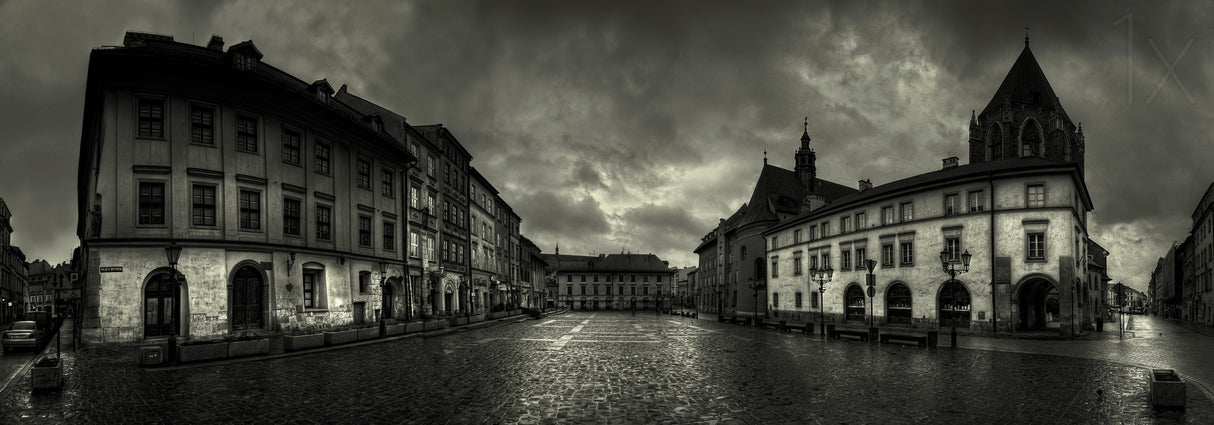 City in the Rain Poster och Canvastavla