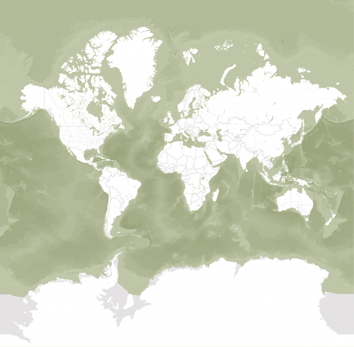 Pacheco world map Poster och Canvastavla