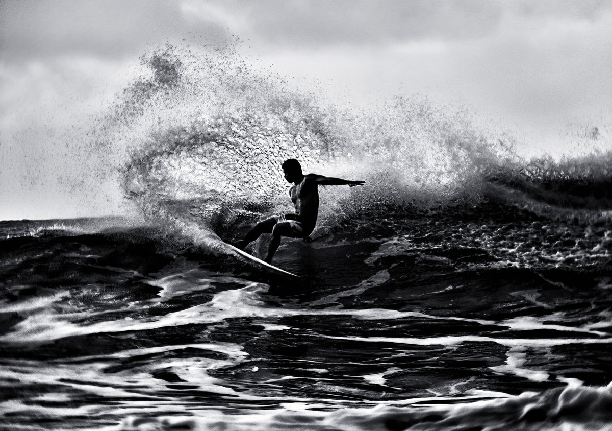 Surf at Hawaii Poster och Canvastavla