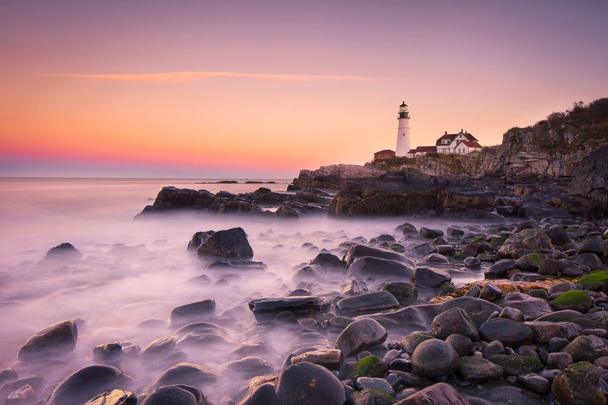 Portland Headlight Poster och Canvastavla
