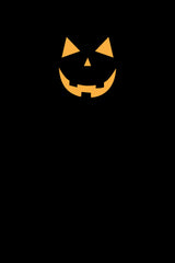 Minimal jack-o'-lantern Poster och Canvastavla