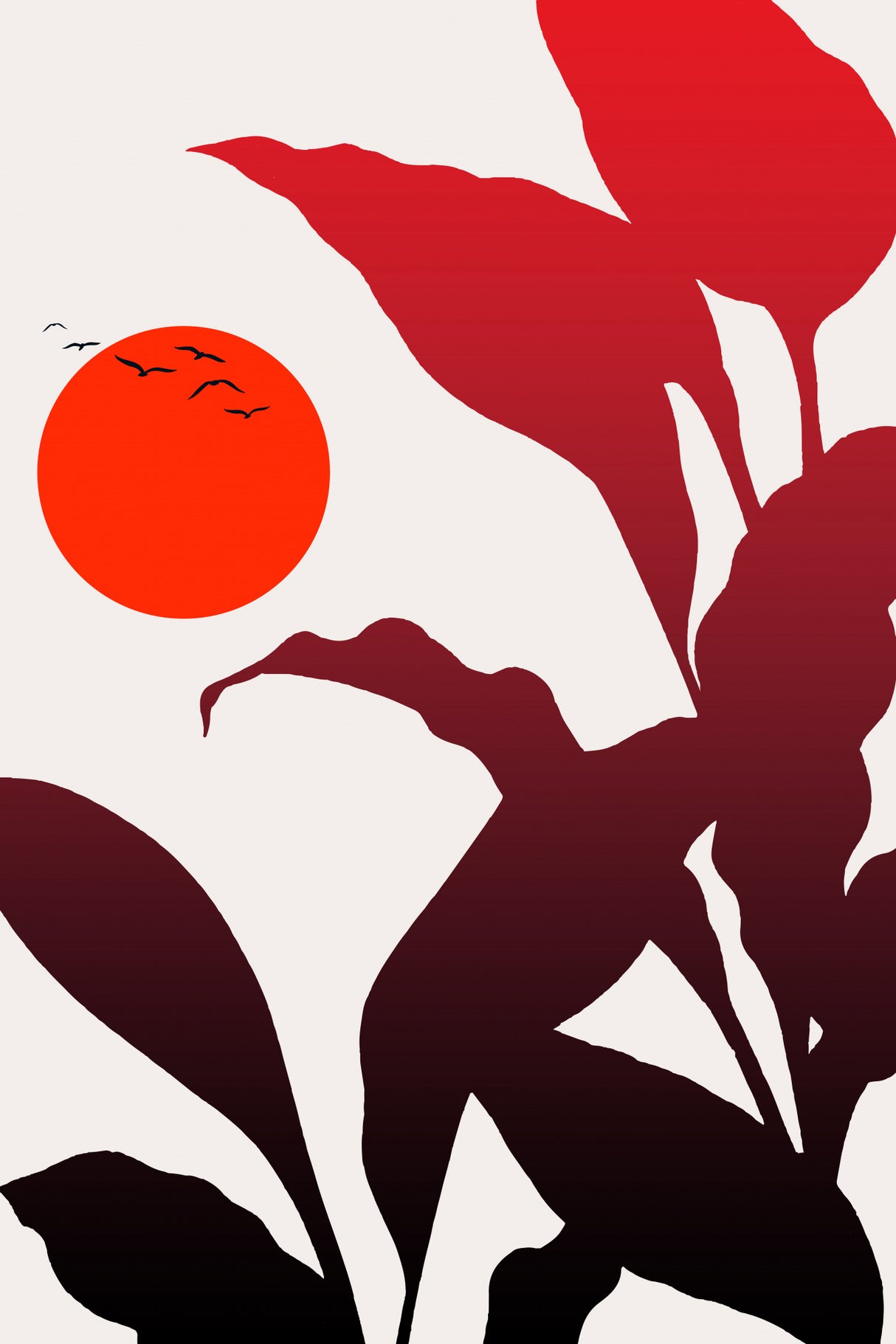 Tropical Sunset Poster och Canvastavla