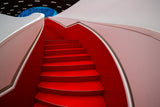 Red Staircase Poster och Canvastavla