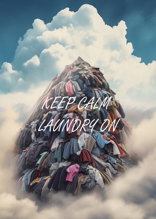Keep Calm Laundry On Ii Poster och Canvastavla