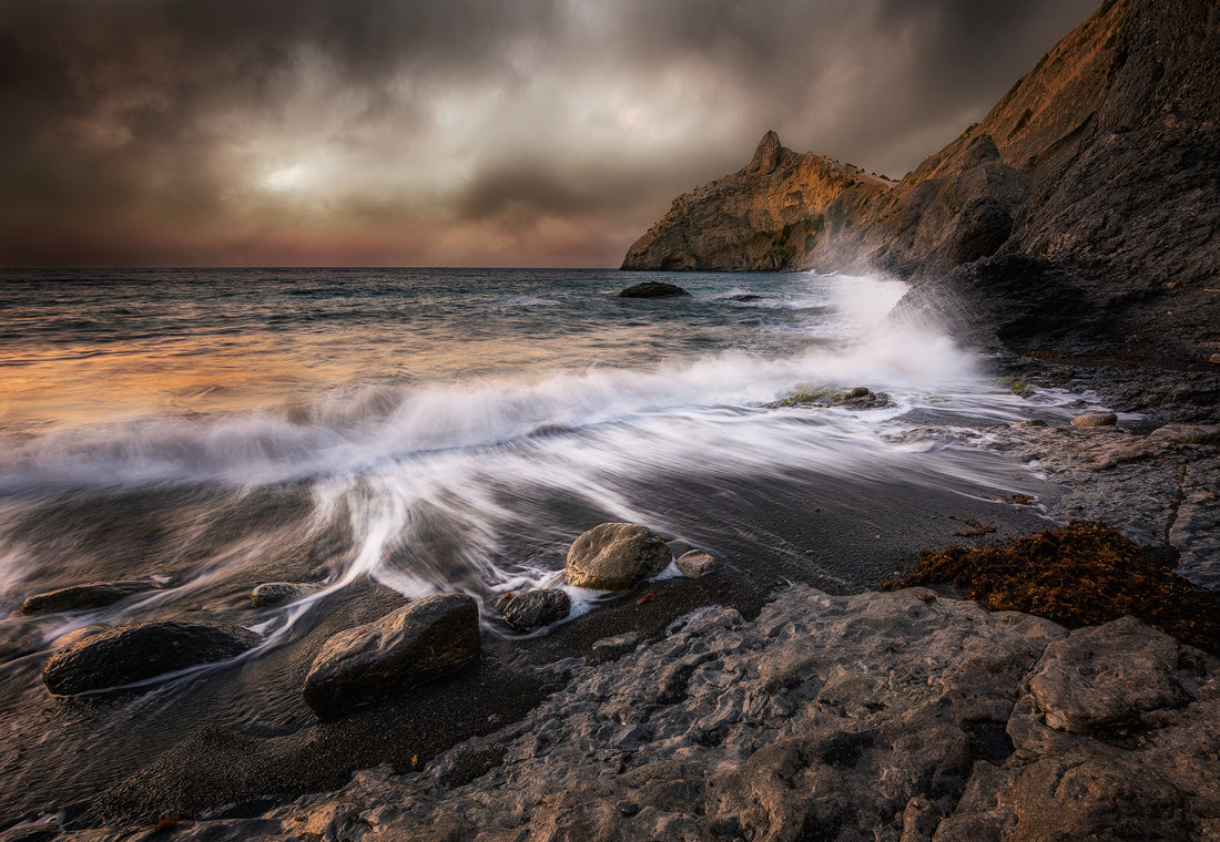 Storm at Kapchik cape Poster och Canvastavla