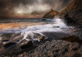 Storm at Kapchik cape Poster och Canvastavla