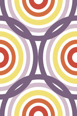 Retro Circles Poster och Canvastavla
