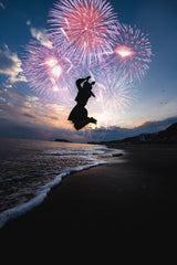 Happy jump Poster och Canvastavla