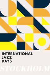 Jazz Days Stockholm Poster och Canvastavla