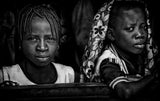 Two girls at school - Benin Poster och Canvastavla