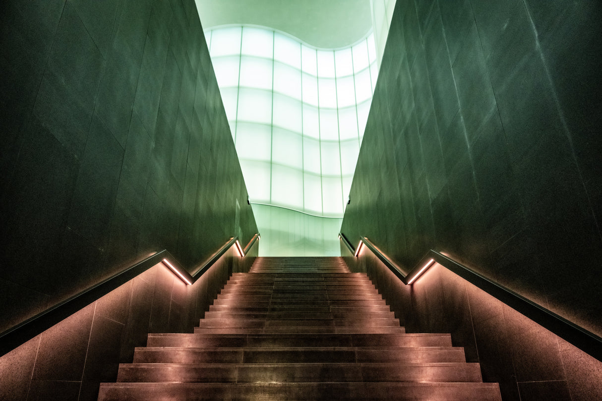 atrium stairs Poster och Canvastavla