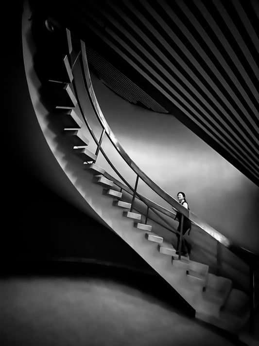 Staircase Poster och Canvastavla