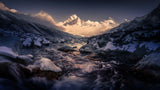 Ama Dablam 《巅峰暮色》 Poster och Canvastavla