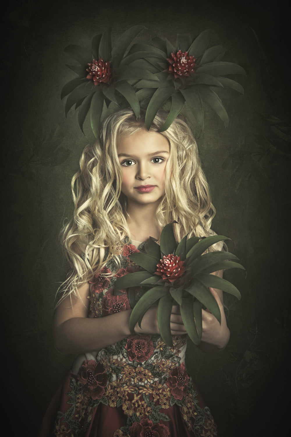 She loves her plants Poster och Canvastavla