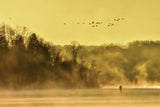Paddling into fall Poster och Canvastavla