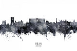 Oban Scotland Skyline Poster och Canvastavla