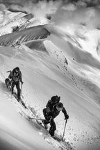 ski mountaineering . . Poster och Canvastavla