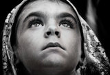 Girl with Sardinian traditional veil Poster och Canvastavla