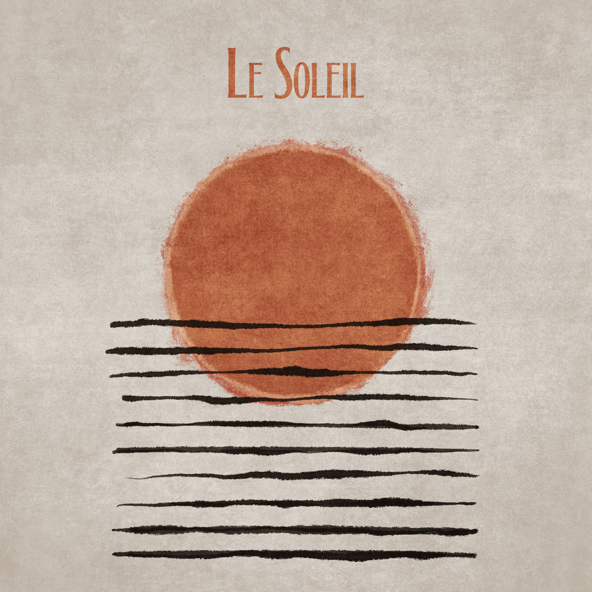 Le Soleil Poster och Canvastavla