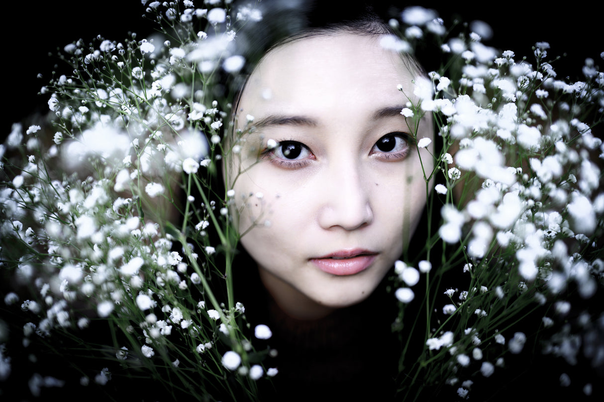 White Flower Poster och Canvastavla