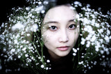 White Flower Poster och Canvastavla