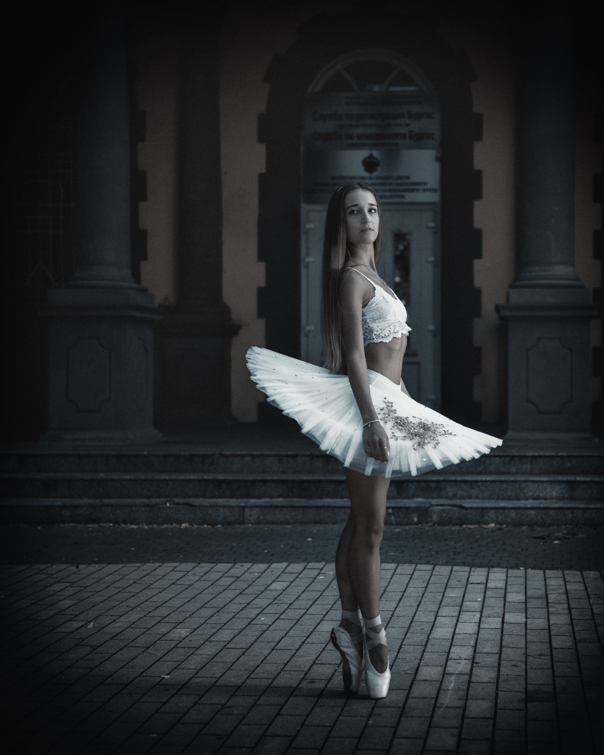 Ballerina Vintage II Poster och Canvastavla