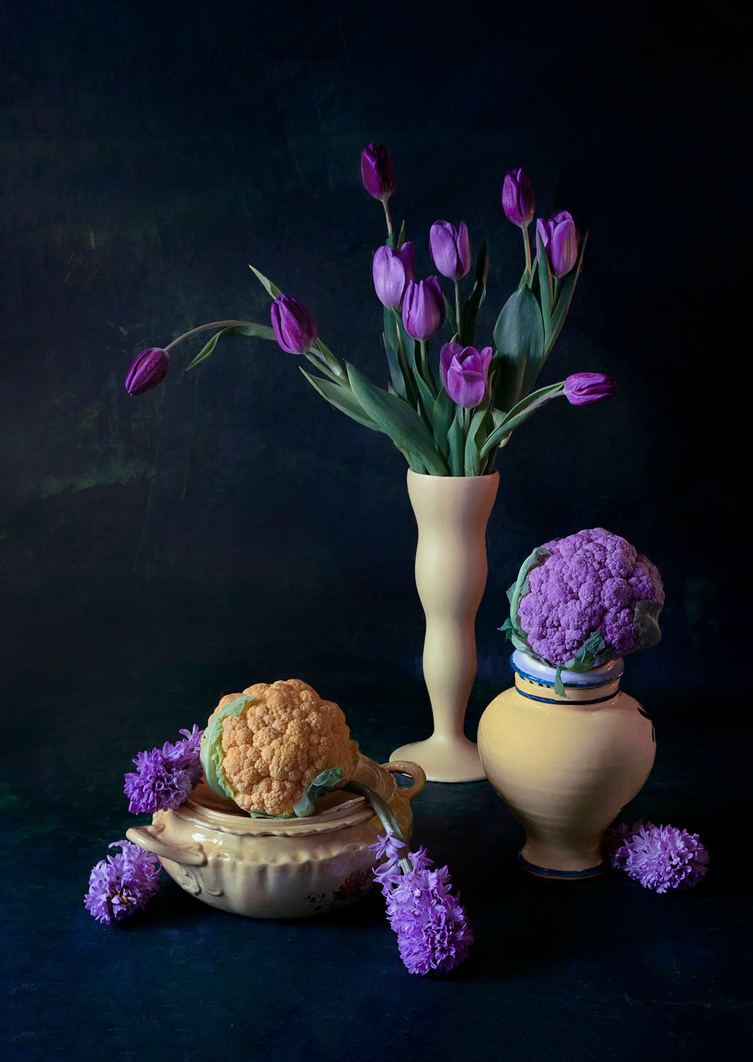 Tulip and Cauliflower Poster och Canvastavla