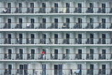 The woman in red Poster och Canvastavla