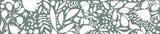 Scandi green white pattern Poster och Canvastavla