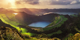 Azores - Sete Cidades Panorama Poster och Canvastavla