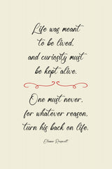 Eleanor Roosevelt quote Poster och Canvastavla