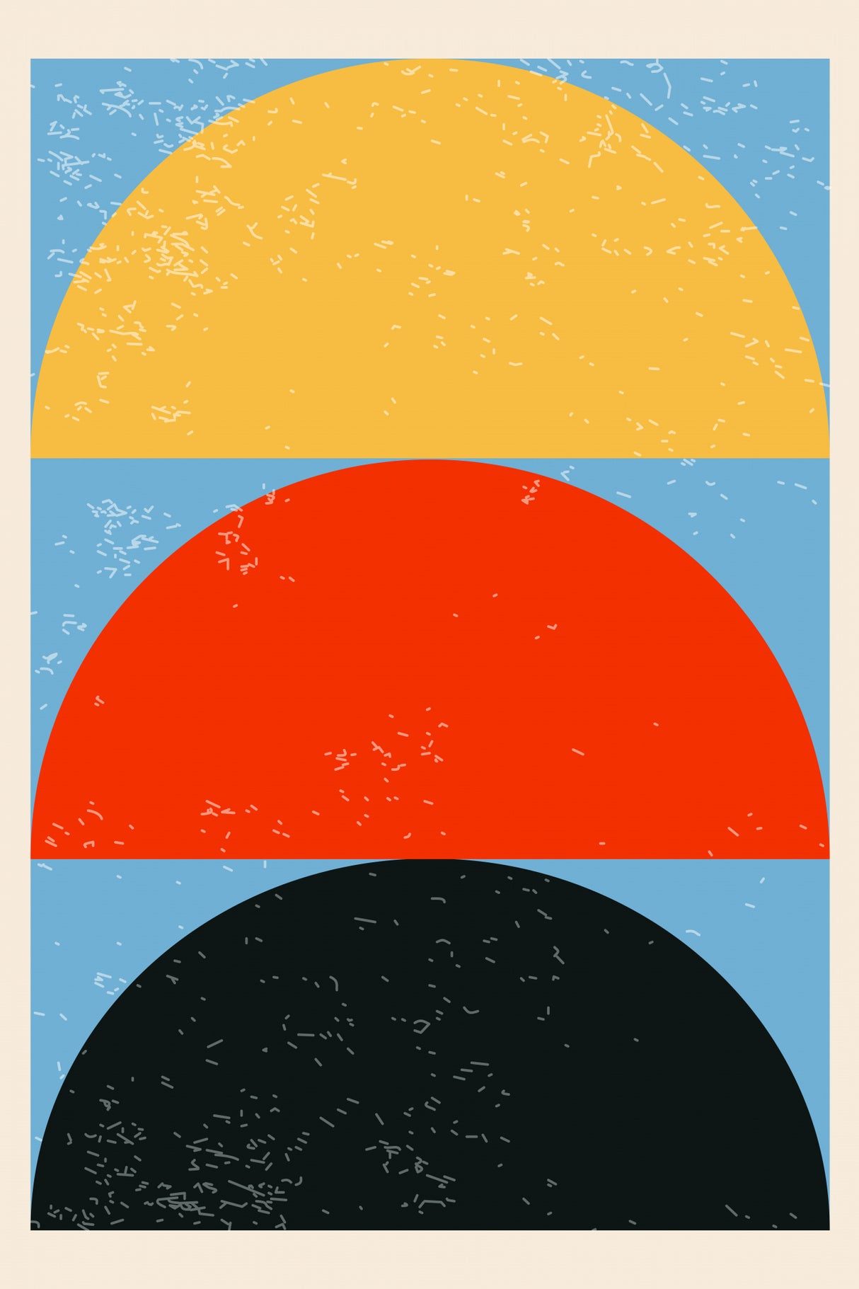 Minimal Abstract Shapes Series #22 Poster och Canvastavla