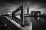 The Shard in Geometry Poster och Canvastavla