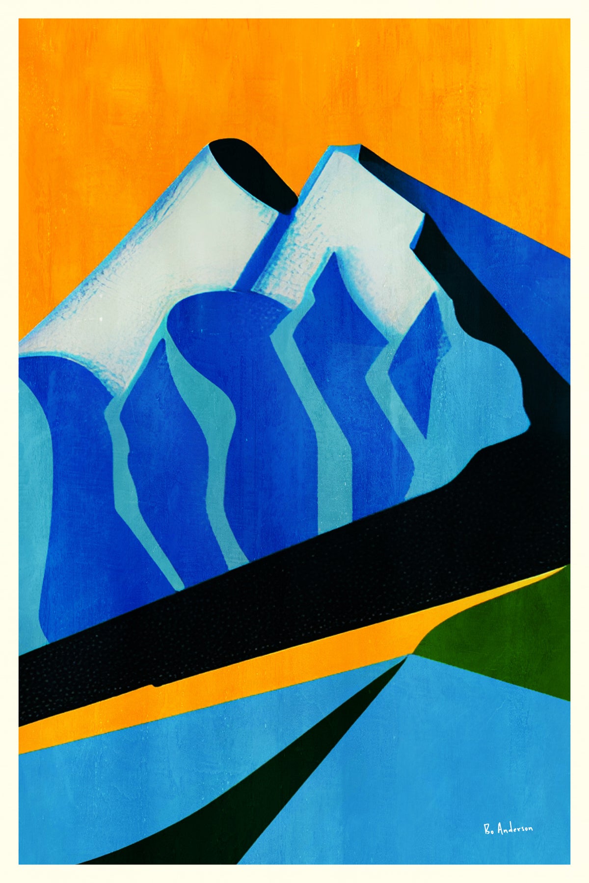 Mont Blanc, 1931 Poster och Canvastavla