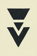 Abstract Triangles #1 Poster och Canvastavla