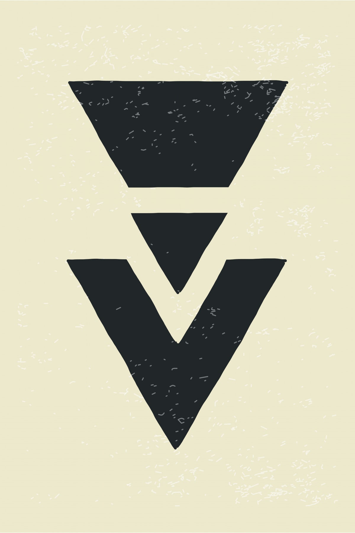 Abstract Triangles #1 Poster och Canvastavla