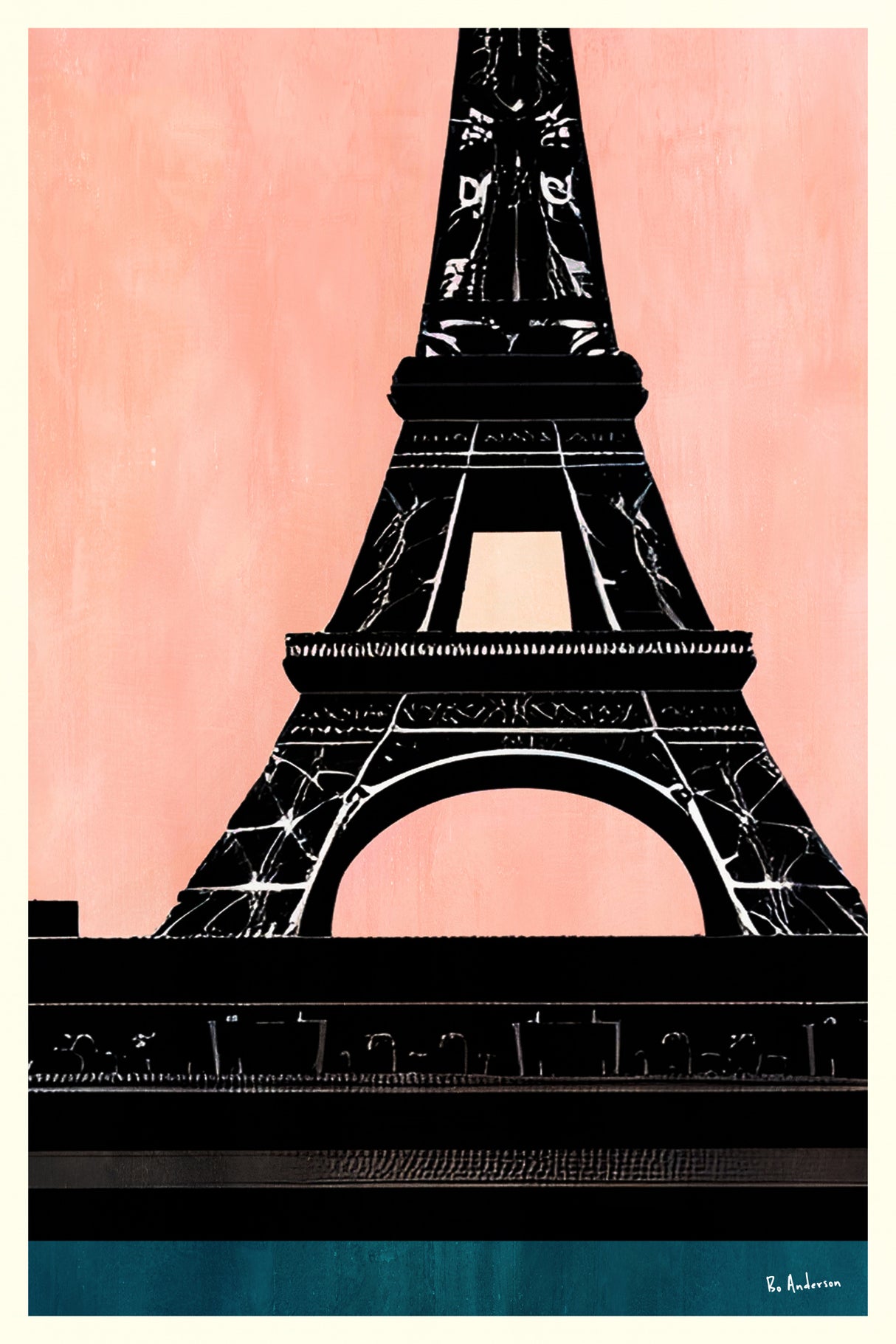 Bon Nuit, Paris Poster och Canvastavla