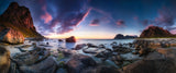 Utakleiv sunset Poster och Canvastavla
