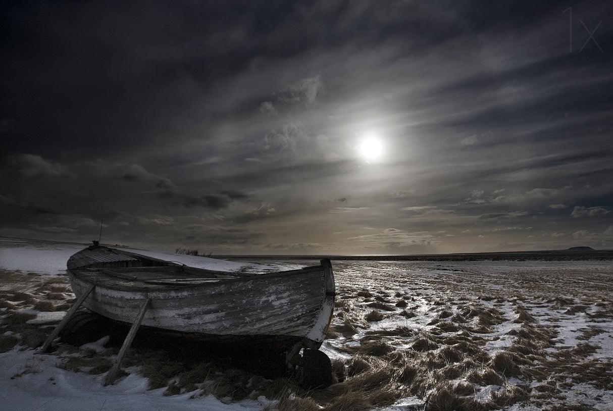 Old Boat Poster och Canvastavla
