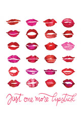 Just one more lipstick Poster och Canvastavla