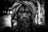 Man in Kumbh Mela - Prayagraj-India Poster och Canvastavla