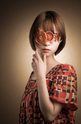 Orange girl Poster och Canvastavla