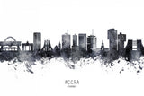 Accra Ghana Skyline Poster och Canvastavla